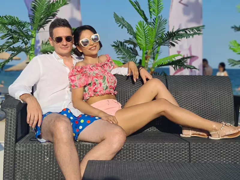 Nasrin Ameri şi soţul ei