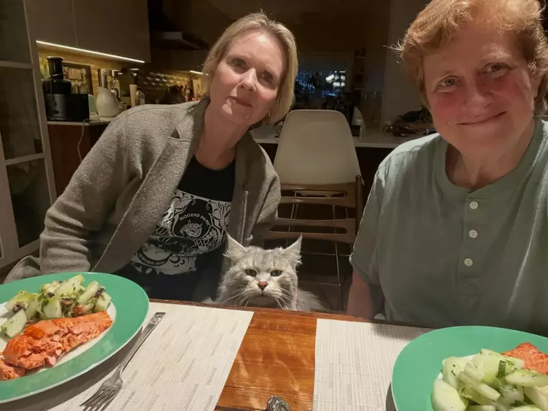 cynthia nixon si christine marinoni