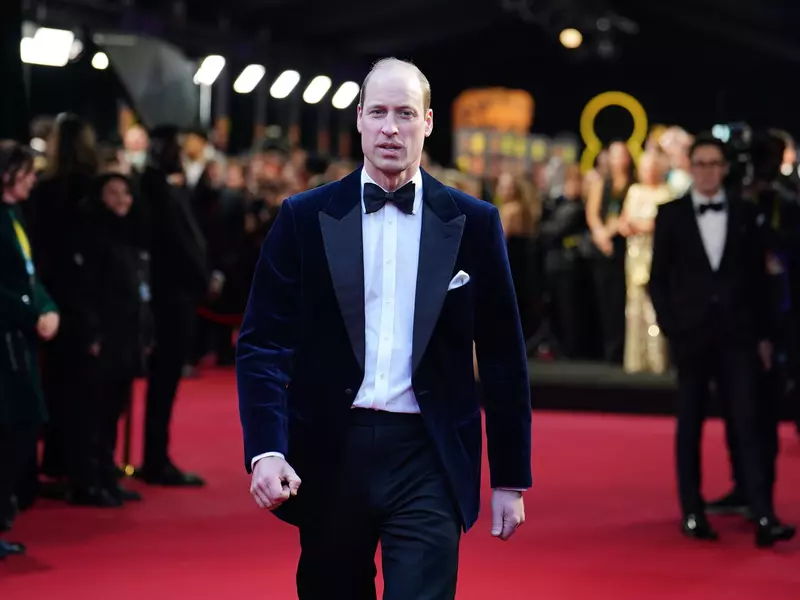 William, Prinț de Wales și președinte al celei de-a 77-a ediții a Premiilor BAFTA
