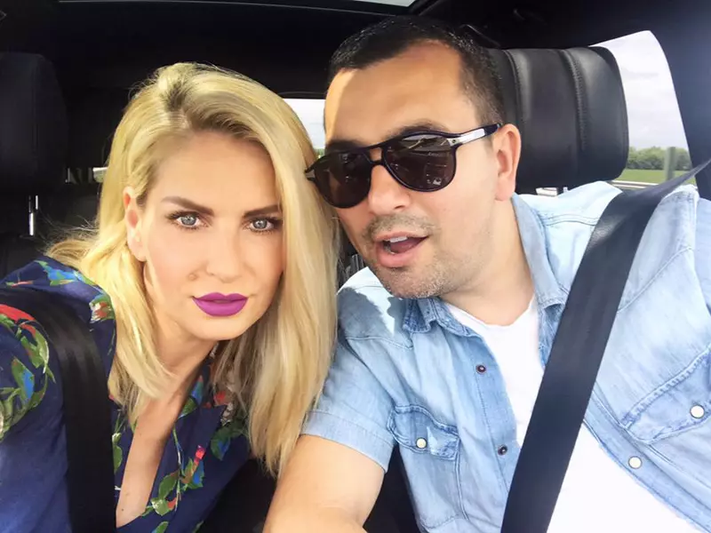 Andreea Bănică si soțul ei 1