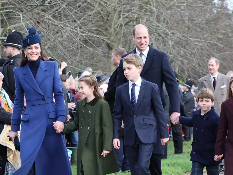 UK Royals at Christmas Day church service
