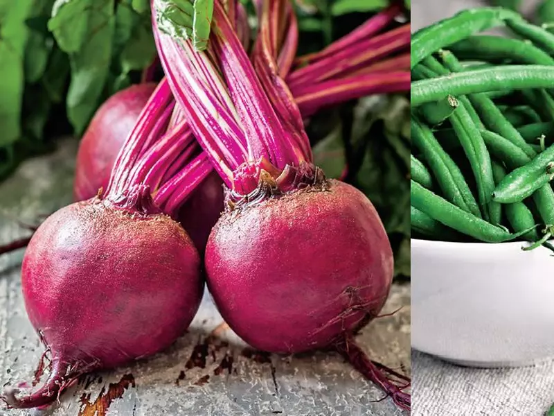 Fasolea verde si sfecla rosie, doua legume excelente pentru sanatate