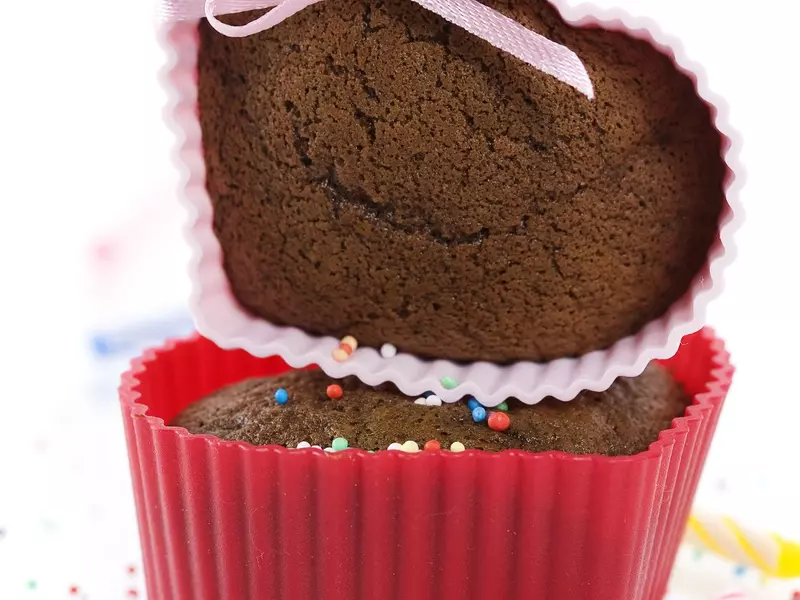 Cum sa faci briose in forma de inima fara tava speciala