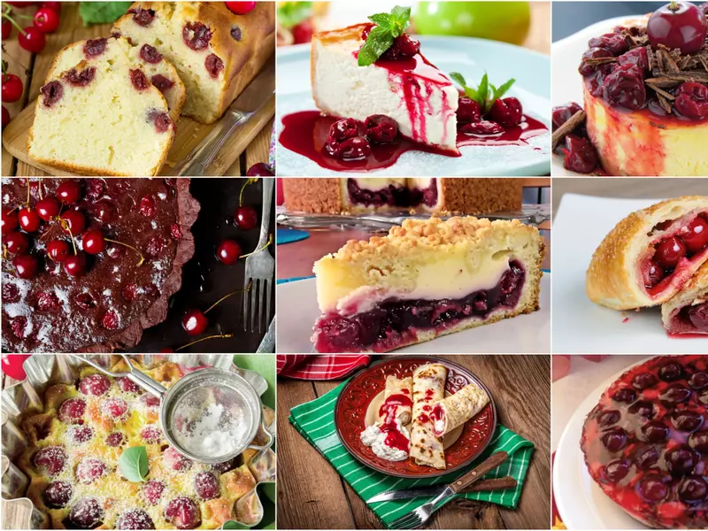 9 prajituri cu cirese pe care trebuie sa le incerci!