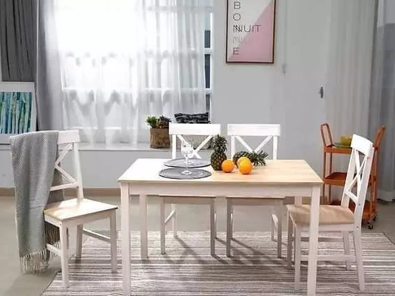 (P) Alegeți setul dining cu cea mai calitativă masă