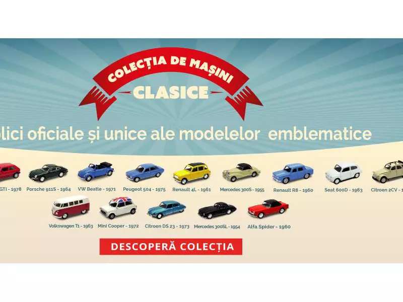 Pe locuri, fiți gata... Start la colecția de mașini clasice!