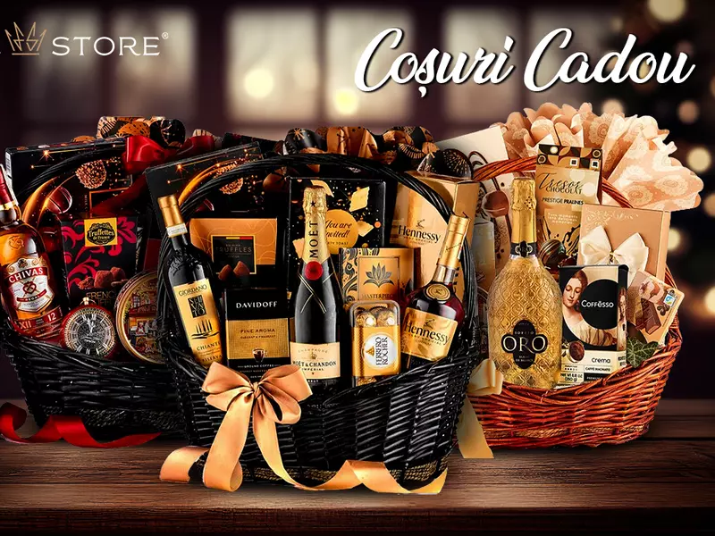 Rețete practice pentru cadouri de Crăciun corporate: coșuri cadou de la FineStore sofisticate la prețuri de bun gust