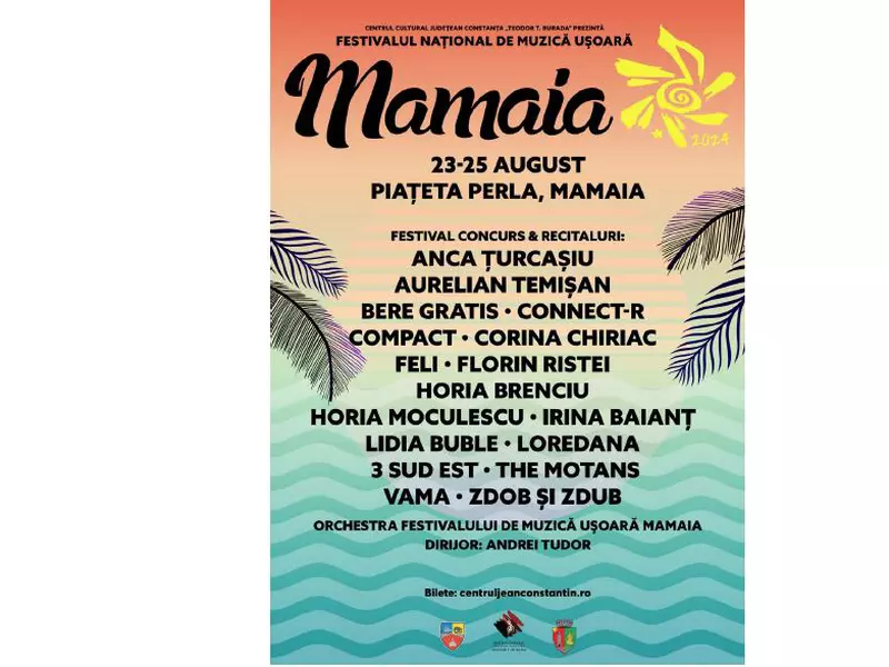 Vineri începe Festivalul Național de Muzică Ușoară Mamaia, ediția 61 