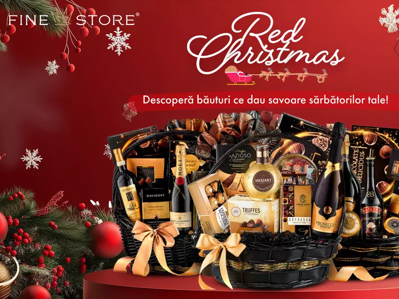 Coşuri cadou de la FineStore, "reţeta" ideală de sărbători pentru toate gusturile şi bugetele. Convinge-te și tu!