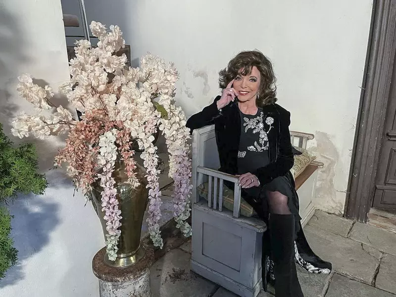 Joan Collins sur Instagram