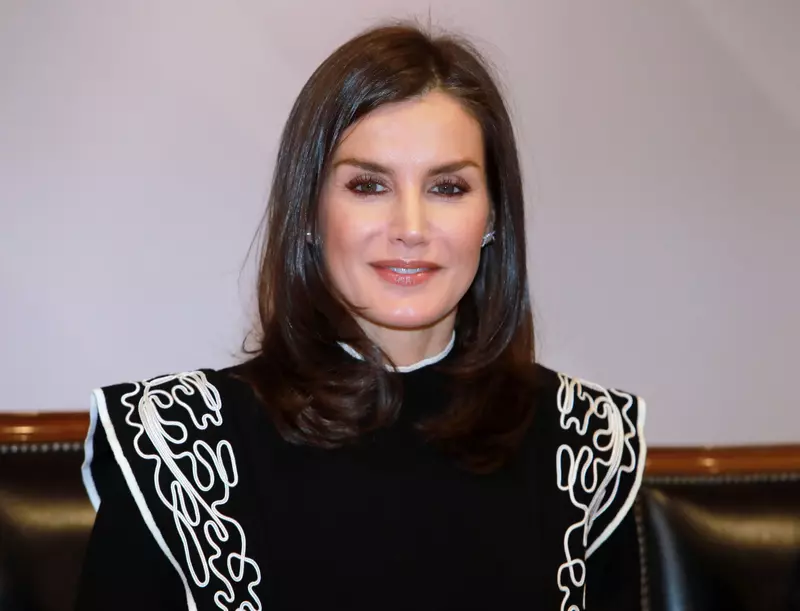 Regina Letizia a Spaniei coafura
