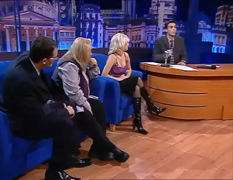 Gina Pistol la 19 ani, când a apărut prima oară la TV, în emisiunea lui Mircea Badea și Oreste (4)