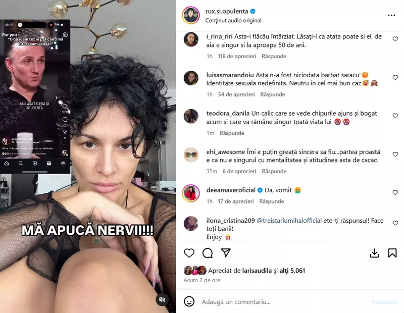 Deea Maxer reacție declarații Mihai Trăistariu iubite tinere