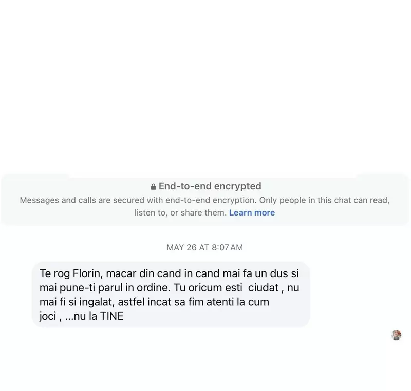 florin piersic junior mesaj