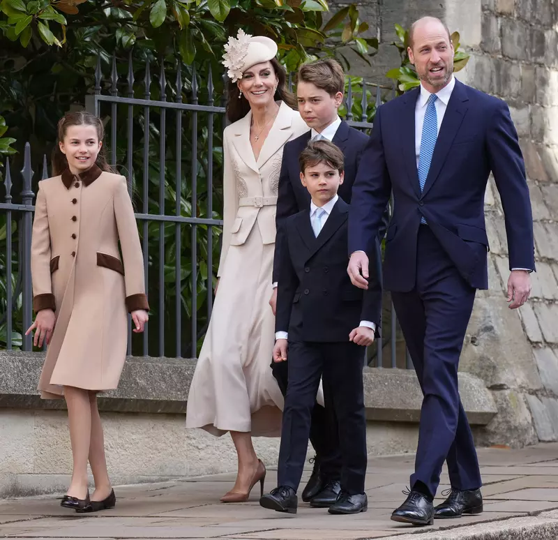 Members Of The Royal Family Attend Easter Service At St George’s Chapel Windsor Castle – 05 Apr 2026