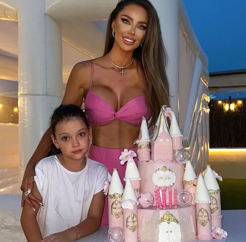 Bianca Drăgușanu fiica Sofia Natalia petrecere 7 ani