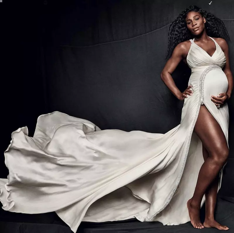 Prima fotografie cu fetița Serenei Williams