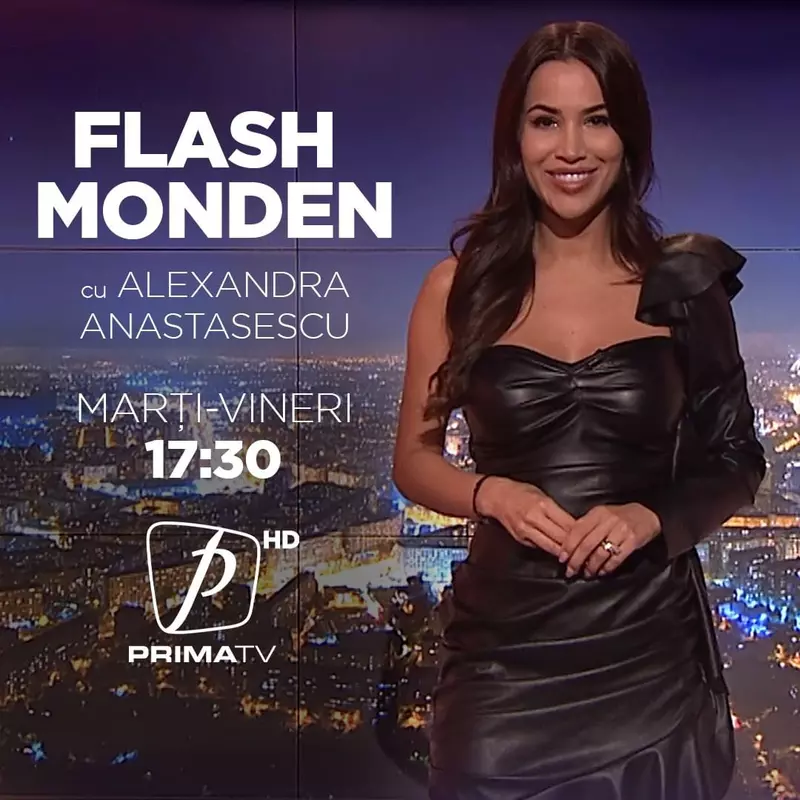Alexandra Anastasescu prezintă noul sezon „Flash Monden”, la Prima TV