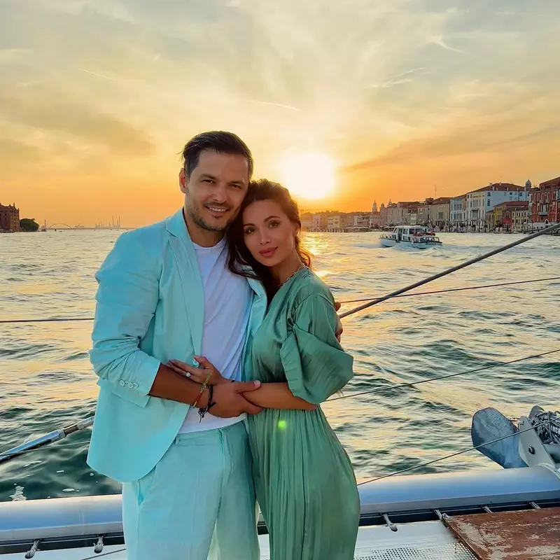 Liviu Vârciu și Anda Călin în Veneția, iulie 2024