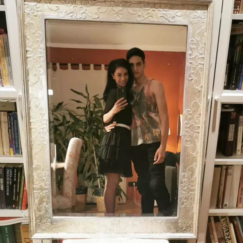 Olivia Steer și fiul cel mare, David