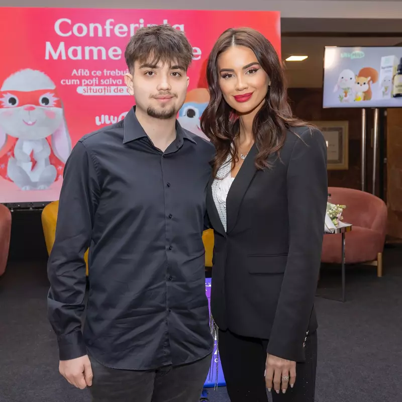 Geanina Ilieș și fiul ei, Patrick