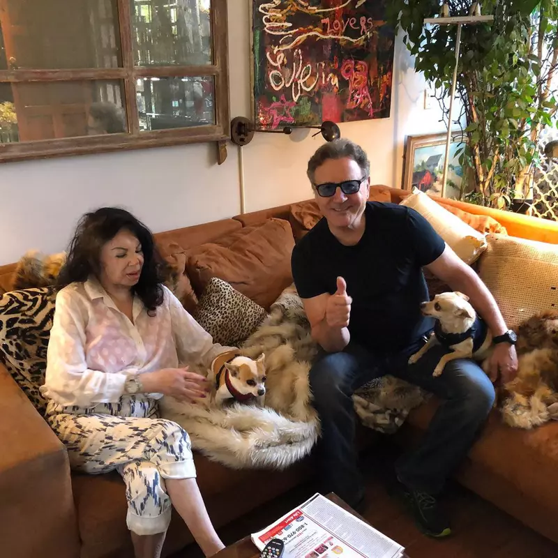 Jackie Stallone și fiul ei Frank