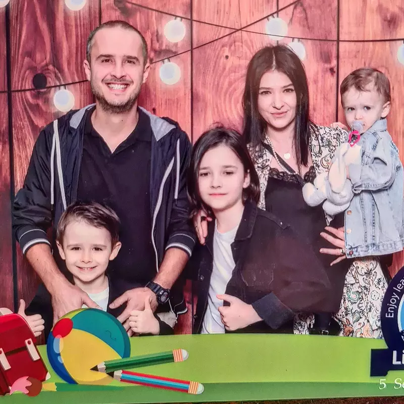 Șerban Copoț și soția au trei copii împreună