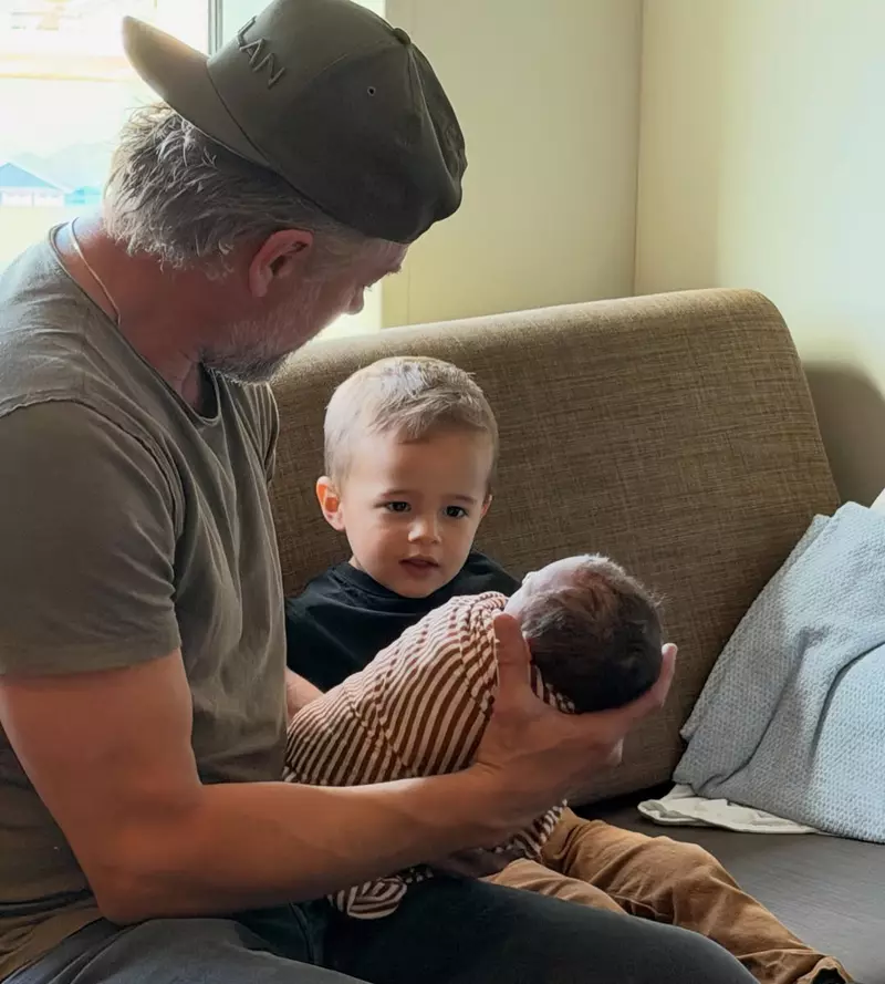 Josh Duhamel cu cei doi copii pe care îi are cu Audra Mari, Shepherd și Rocca