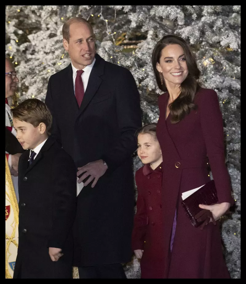 UK Royals at Christmas carol service  in London