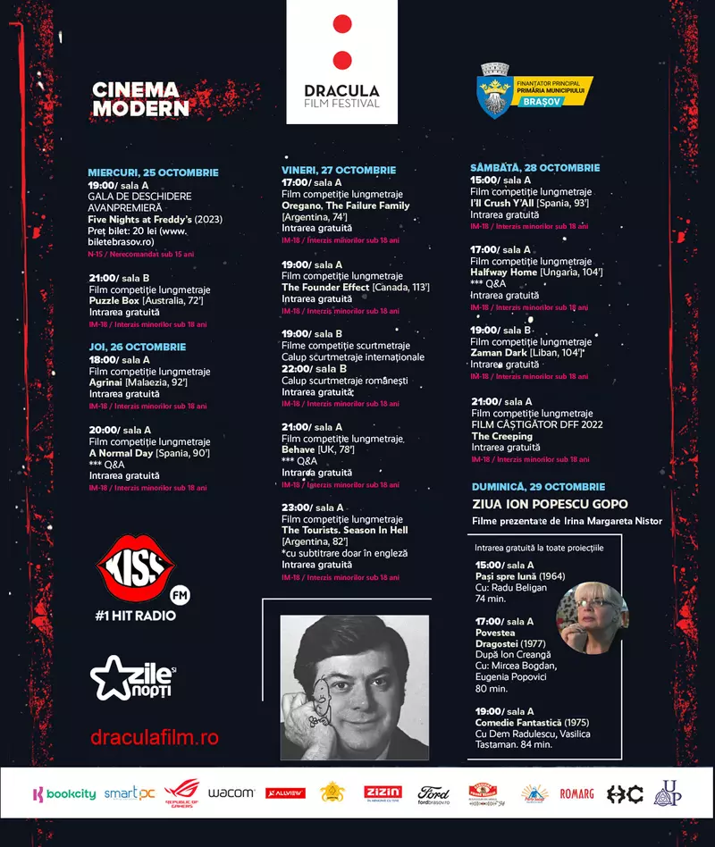 Dracula Film Festival_program Cinema Modern