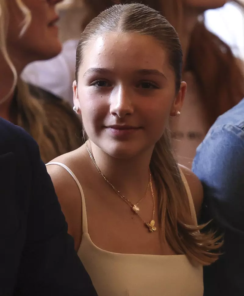 Fiica Victoria David Beckham Harper Beckham Paris Fashion Week 2023