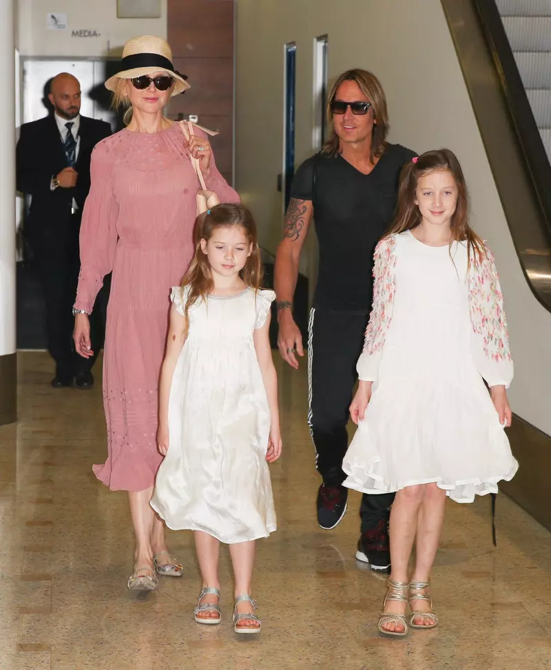 Nicole Kidman, Keith Urban și fiicele lor