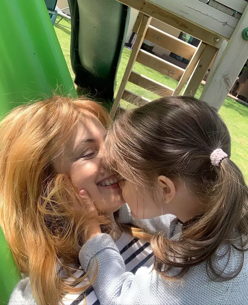 Simona Gherghe și fiica ei Ana Georgiana