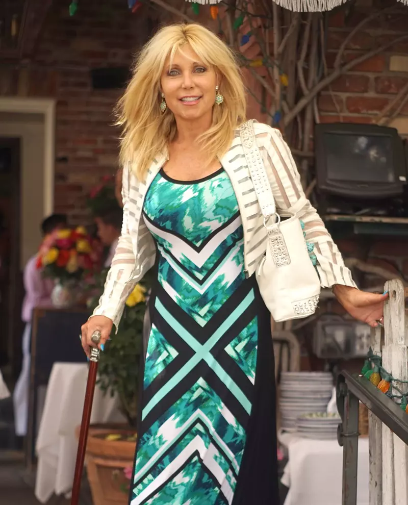 Pamela Bach-Hasselhoff Enjoys Easter Lunch