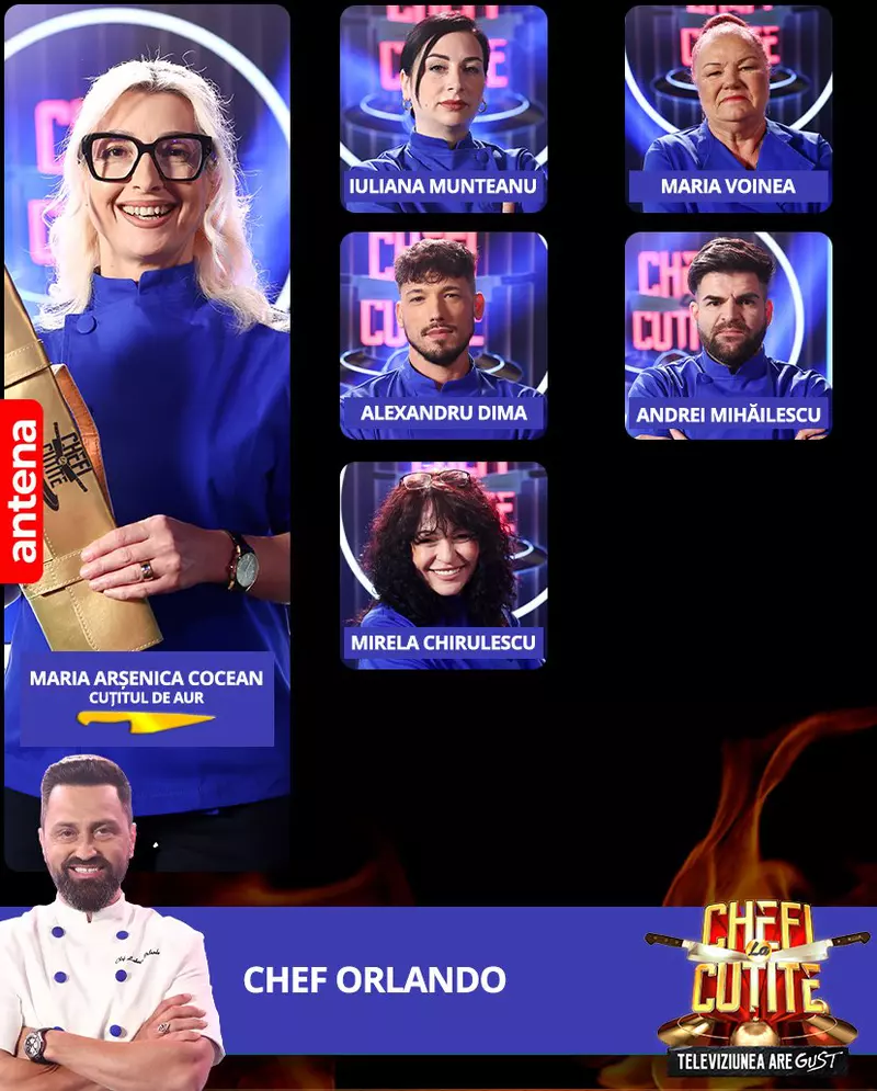 Echipa albastră – Chef Orlando Zaharia