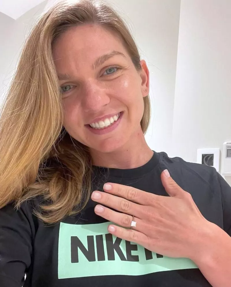 Simona Halep s-a logodit. Ce inel a primit de la Toni Iuruc sursa foto gsp.ro