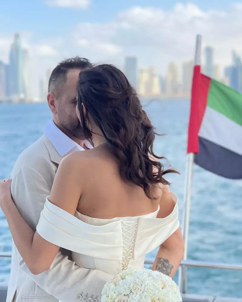 Mădălina Pamfile și soțul ei