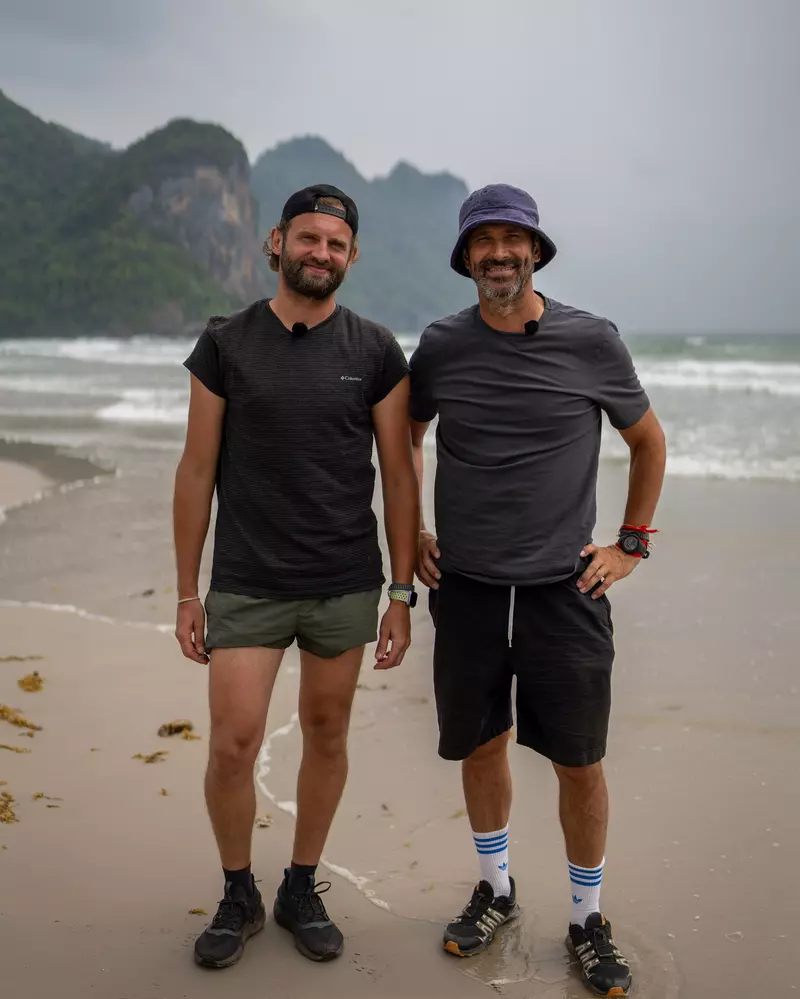 Nicolai Tand și Sorin Brotnei la „Asia Express”