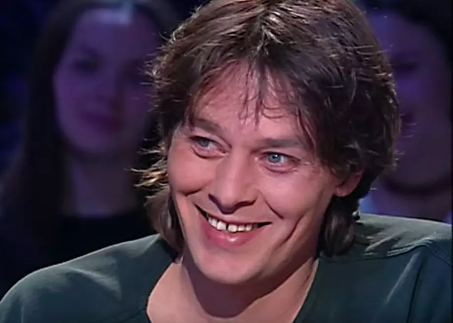 Ari Boulogne, fiul nelegitim al lui Alain Delon, la o emisiune TV, în anul 2001. Foto: Hepta