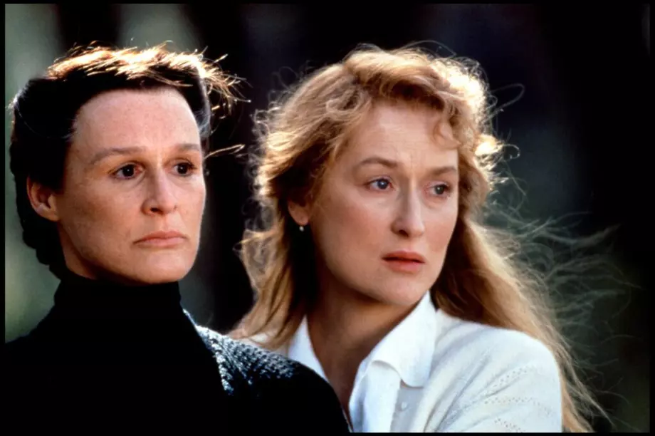 Glenn Close și Meryl Streep, 1993, în 