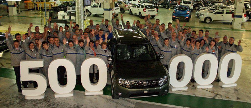500.000 Duster produse la Uzinele Dacia