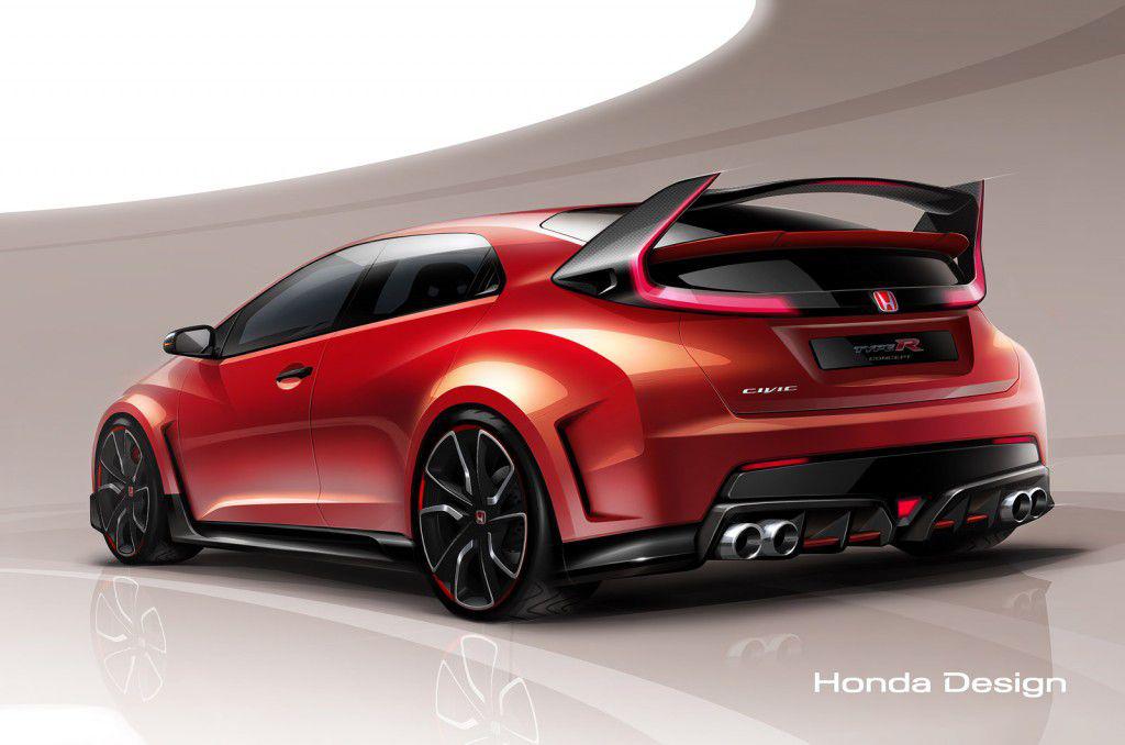 Concept spectaculos de la Honda: Civic Type R Concept