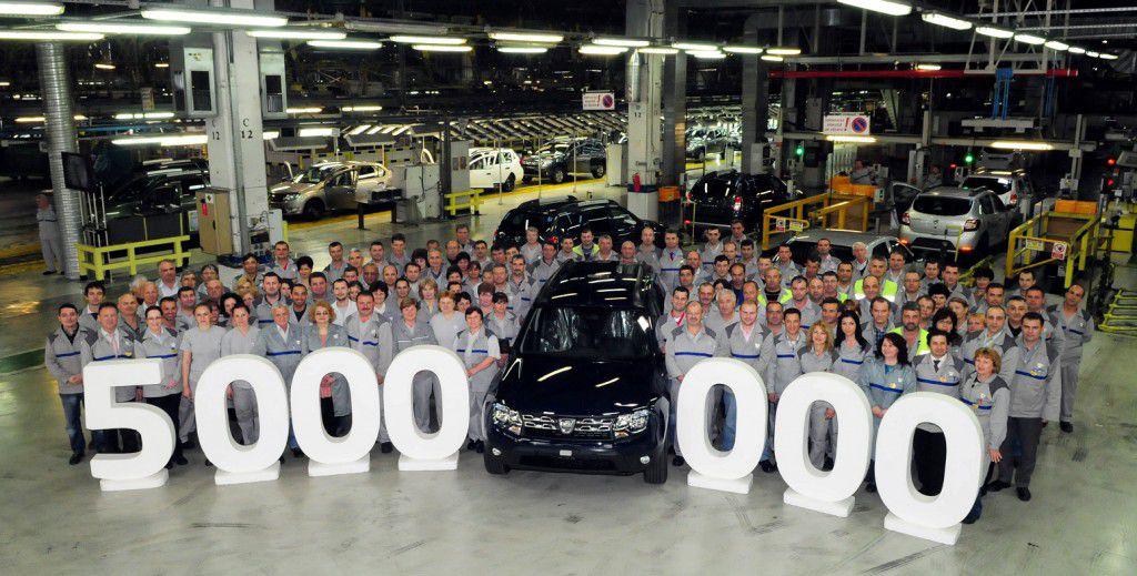 Uzina Vehicule Dacia a produs 5 milioane de automobile