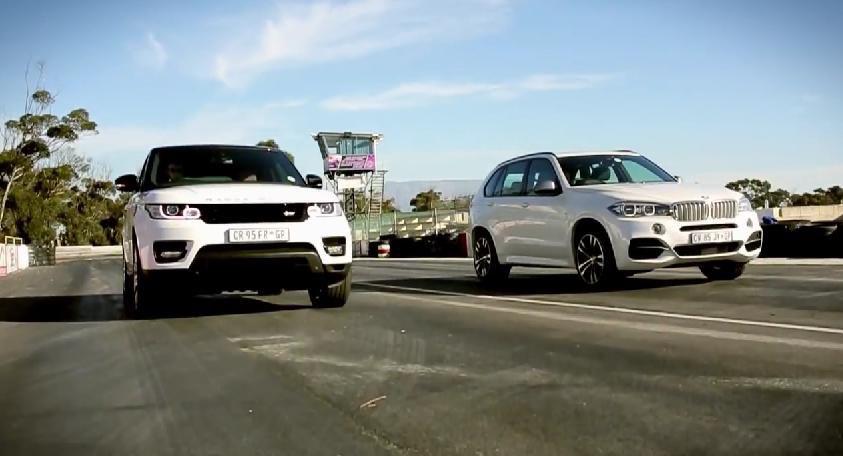 Liniuta Intre Bmw X5 M50d Si Range Rover Sport Video