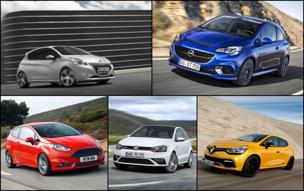 Comparație directă: Opel Corsa OPC vs. Renault Clio RS vs. Peugeot 208 GTi vs. Ford Fiesta ST vs. Volkswagen Polo GTI