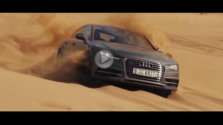 Audi A7 Sportback se promovează pe dunele din Dubai