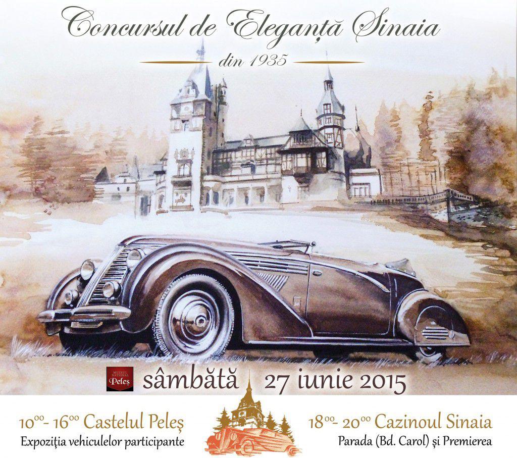 Concursul de Eleganță Sinaia 2015 – Pasionații de clasice își dau întâlnire pe 27 iunie