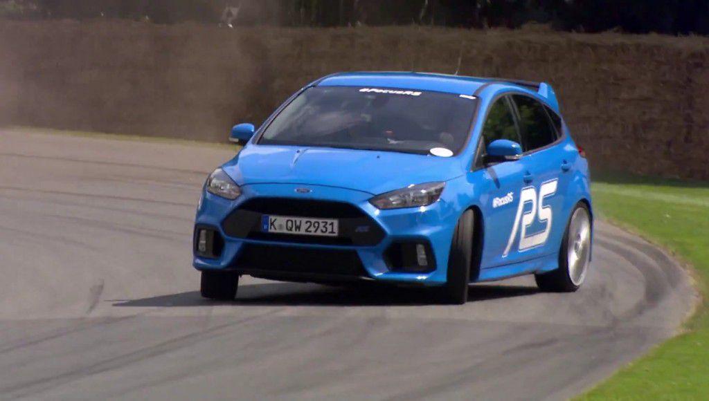 Ford Focus RS face spectacol la Goodwood cu Ken Block la volan