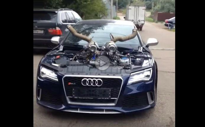 Direct din infern: Audi RS7 a primit un tratament special