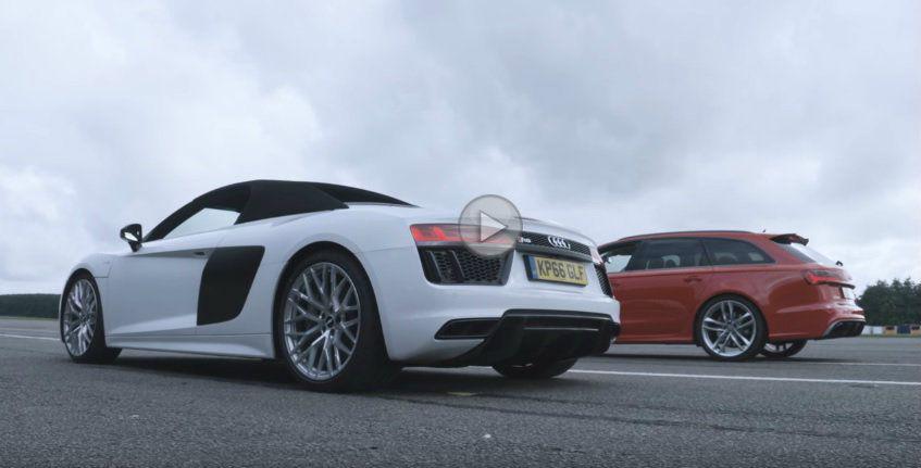Audi R8 Spyder 238 N Duel Cu Break Ul Rs6 Avant Video